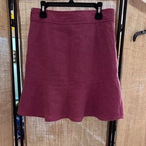 Gap Wool Skirt-Size O Med Pink Color